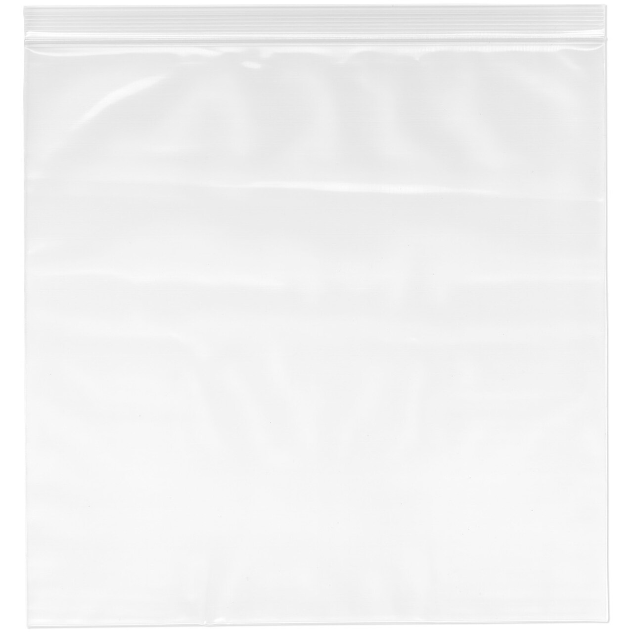 Plymor 14" x 14", 6 Mil Industrial Duty Zipper Reclosable Plastic Bags